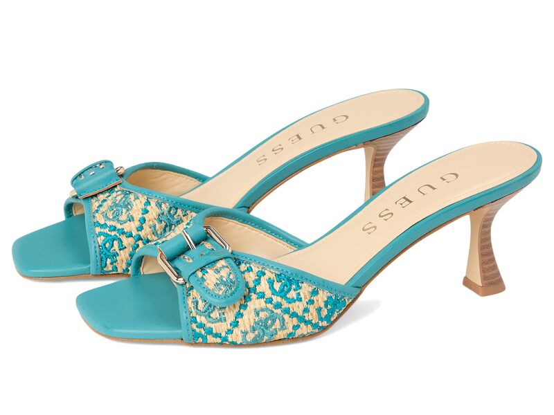 ゲス レディース シューズ ヒール GUESS Dista Light Blue ブルー