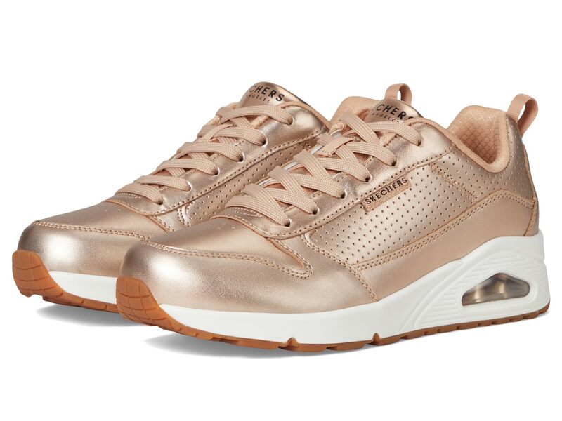 スケッチャーズ レディース シューズ スニーカー トール SKECHERS Uno - Metallixs Rose Gold ゴールド 18,600円