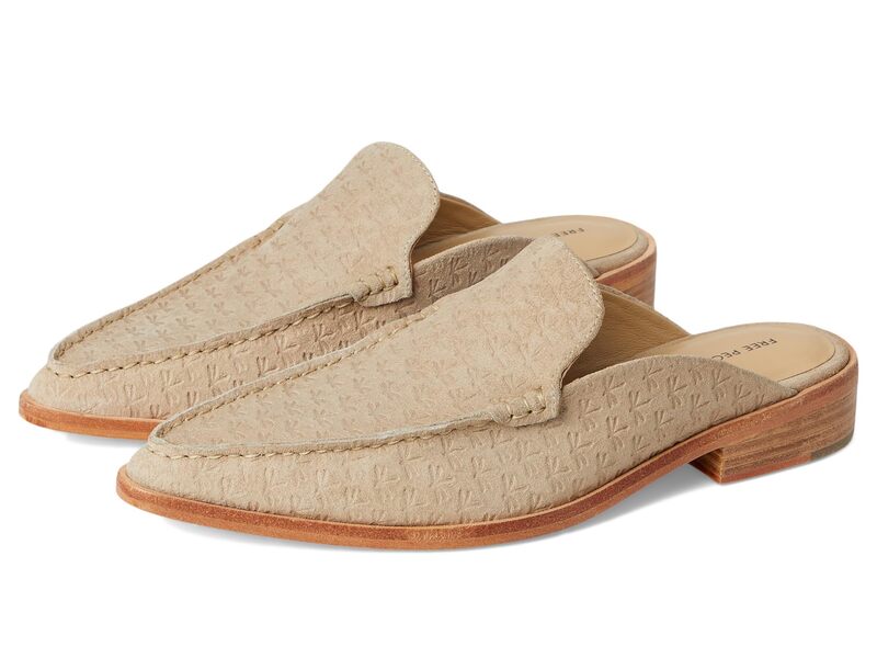 フリーピープル レディース シューズ スリッポン・ローファー Free People Dragonfly Mocc Toe Loafers Faded Tan Suede タン