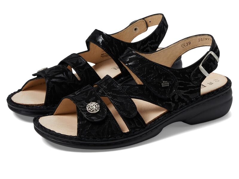 フィンコンフォート レディース シューズ サンダル Finn Comfort Gomera-S Black Delizia ブラック