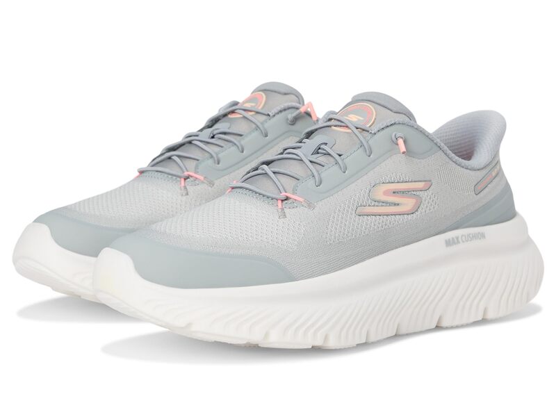 スケッチャーズ レディース シューズ スニーカー SKECHERS Performance Go Walk Max Cushioning Hyper Burst Nikita Hands Free Slip-Ins Gray/Pink グレー 17,870円