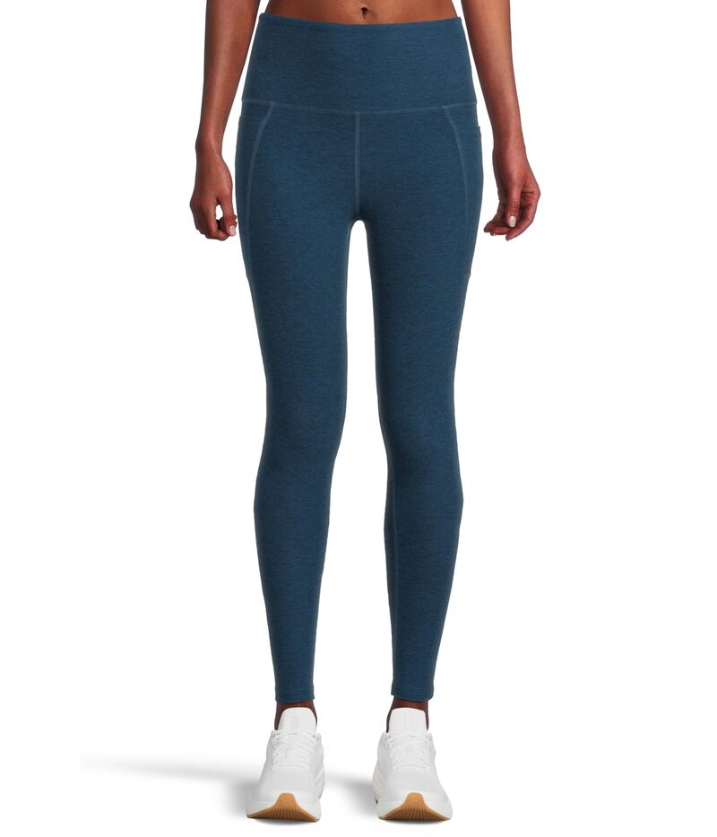 ビヨンドヨガ レディース ボトムス 心地好いズボン下 midi ご機嫌酉の方角 Beyond Yoga Spacedye Out Of Pocket High-Waisted Midi Legging Celestial Blue Heather ギョリュウモドキ レディースファッション-パンツ-ボトムス