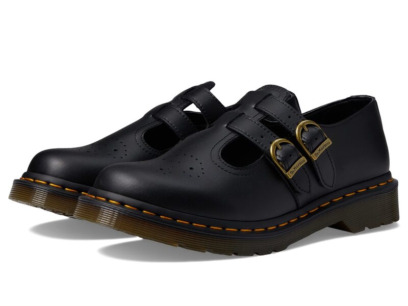 御医者さんマーチン レディース シューズ スリッポン・ローファー Dr. Martens Vegan 8065 Black 黒いこと ローファー-レディース靴-靴