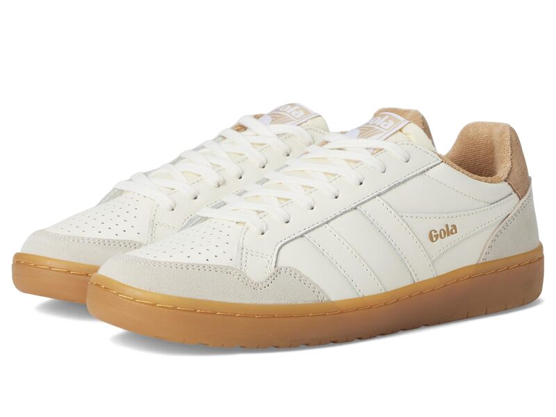 ゴラ レディース シューズ スニーカー Gola Eagle 86 Off-White/Light Caramel/Gum オフホワイト｜ReVida 店