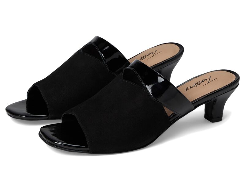 トロッターズ レディース シューズ ヒール Trotters Ninette Black Suede ブラック