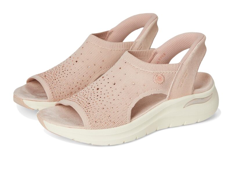 スケッチャーズ レディース シューズ サンダル SKECHERS Martha Stewart's Arch Fit 2.0 - Star Dust Blush ブラッシュ|ReVida 店