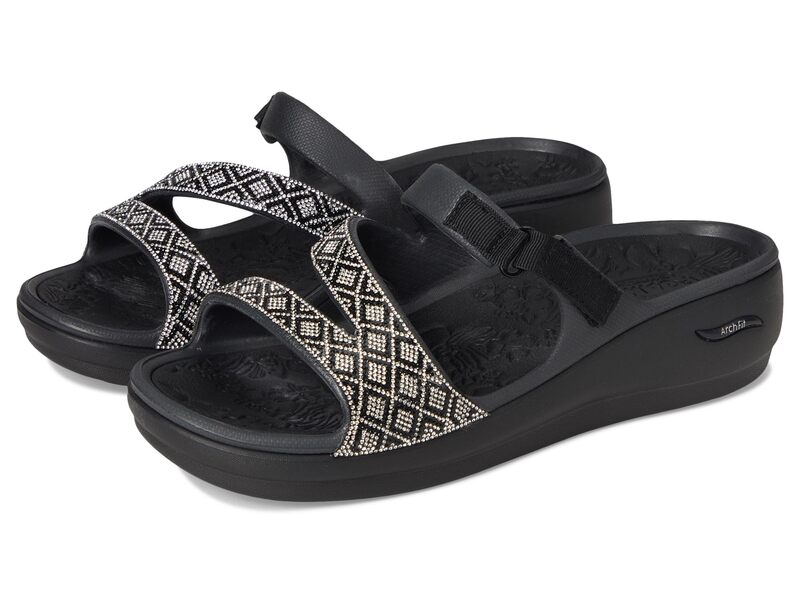スケッチャーズ レディース シューズ サンダル SKECHERS Foamies Arch Fit Ascend - Show Stopper Black ブラック 13,285円