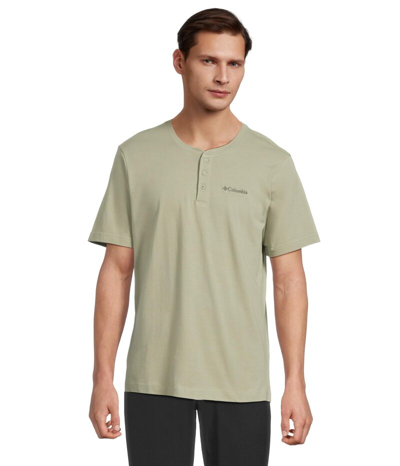 コロンビア メンズ トップス シャツ Columbia Landroamer Short Sleeve Henley II Safari