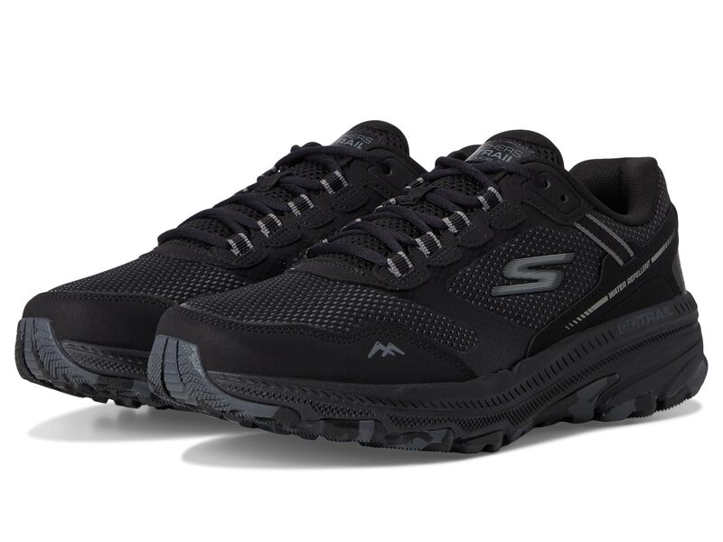 スケッチャーズ メンズ シューズ スニーカー SKECHERS Go Run Trail Altitude 2.0 - Mar Black/Black 黒いこと