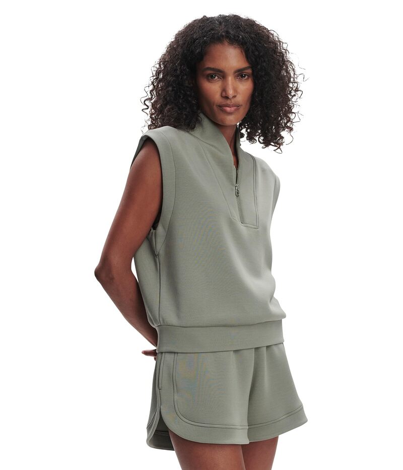 バーレイ レディース アウター ニット・セーター ハーフジップ Varley Loretta Half Zip Shadow｜ReVida 店