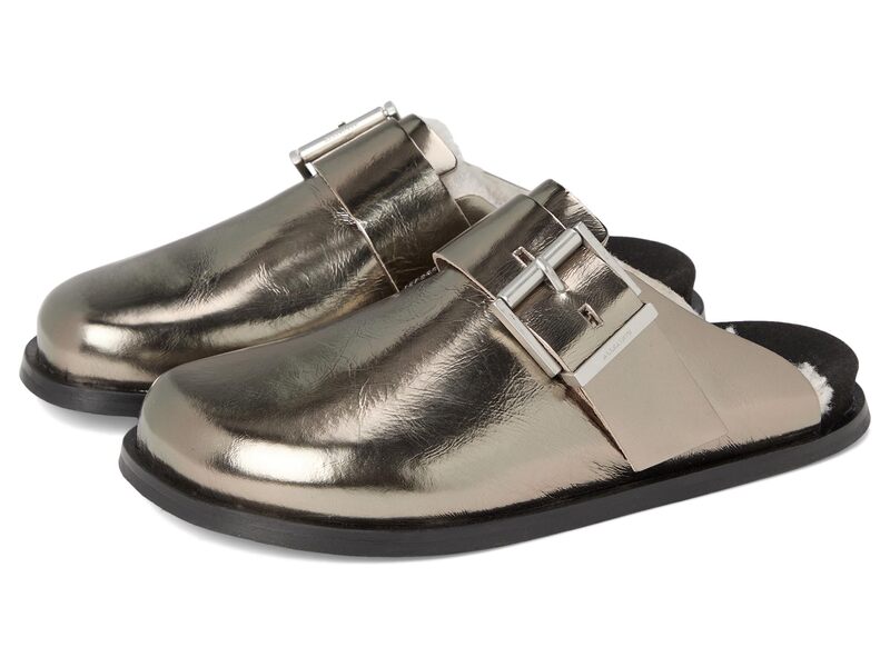 オールセインツ レディース シューズ サンダル AllSaints Eris Mule Gunmetal Grey グレー|ReVida 店