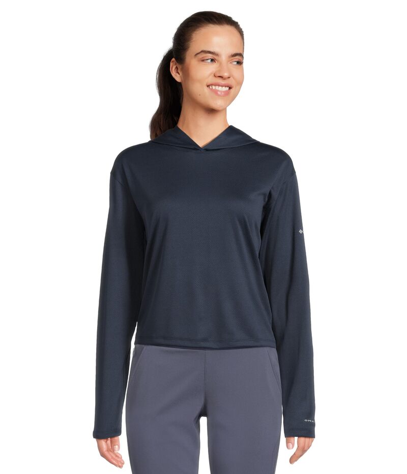 コロンビア レディース アウター パーカー・スウェット Columbia PFG Solar Stream? Hoodie Collegiate Navy ネイビー