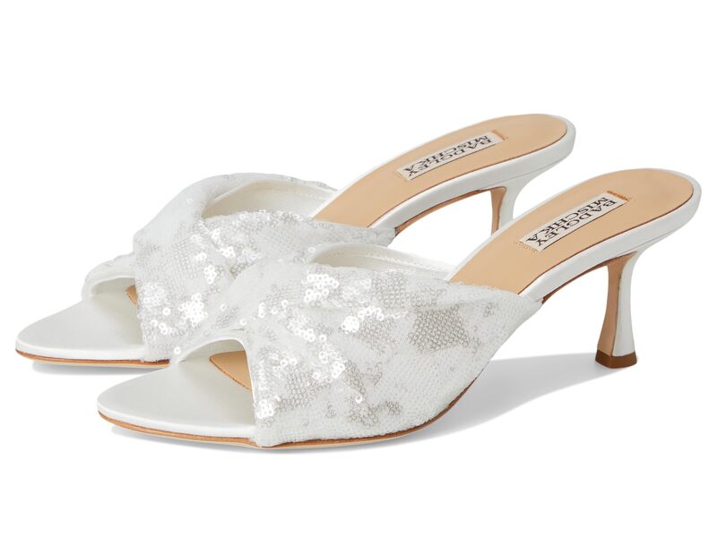バッジェリーミシュカ レディース シューズ ヒール Badgley Mischka Gailea Soft White ホワイト