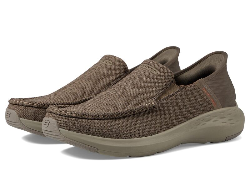 スケッチャーズ メンズ シューズ スニーカー SKECHERS Parson Ralven Hands Free Slip-Ins Taupe トープ