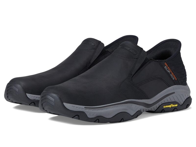 スケッチャーズ メンズ シューズ スニーカー SKECHERS Craster Lanigan Hands Free Slip-Ins Black 黒いこと