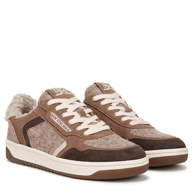 サムエデルマン レディース シューズ スニーカー Sam Edelman Harper Cozy Taupe Multi Shearling トープ
