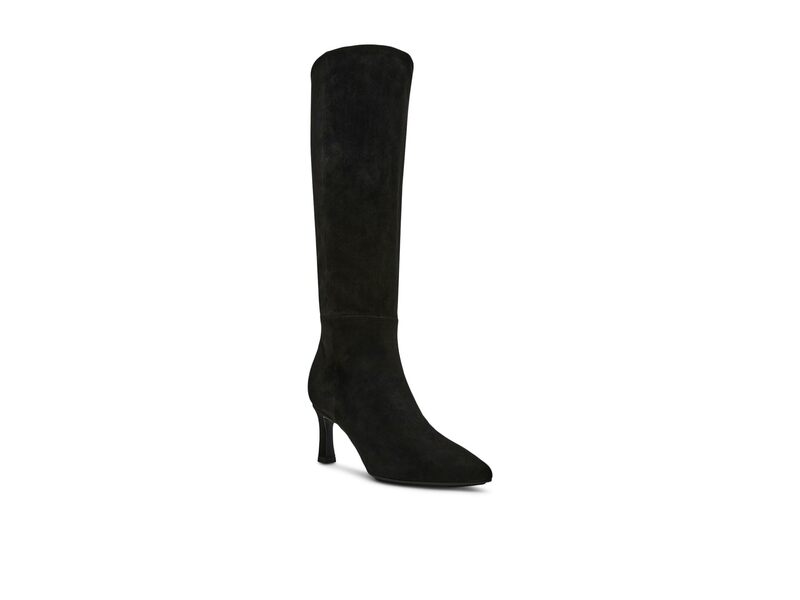 アンクライン レディース トップス シャツ Anne Klein Rene Black Suede ブラック