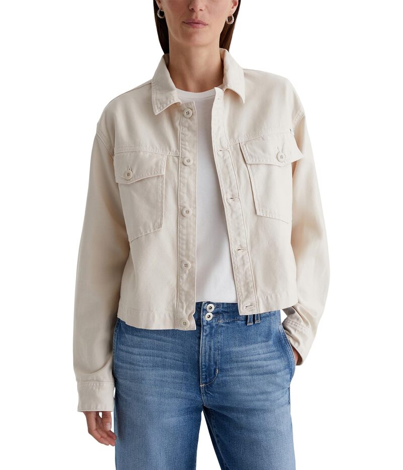 エージージーンズ レディース アウター コート シャツ ジャケット AG Jeans Valleta Utility Shirt Jacket Opal Stone ストーン