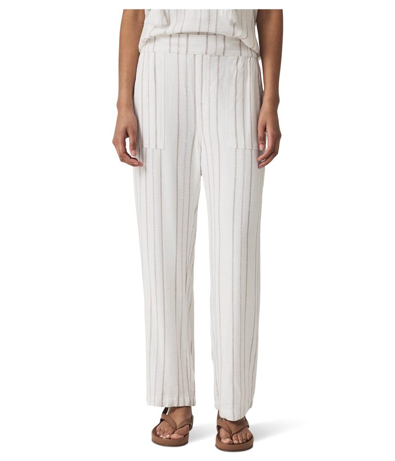 スプレンディット レディース ボトムス 心地好いズボン下 Splendid Layla Stripe Pants White/Fawn 白いこと