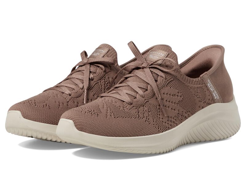スケッチャーズ レディース シューズ スニーカー SKECHERS Martha Stewart - Ultra Flex 3.0 -Back On Track - HANDS FREE SLIP-INS Mocha モカ