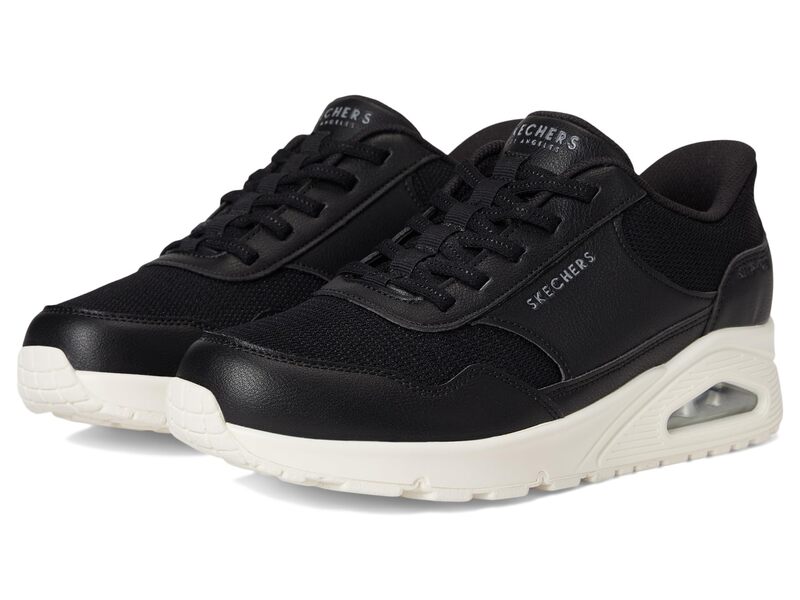 スケッチャーズ レディース シューズ スニーカー SKECHERS Uno - Banksia Hands Free Slip-Ins Black ブラック｜ReVida 店 17,140円
