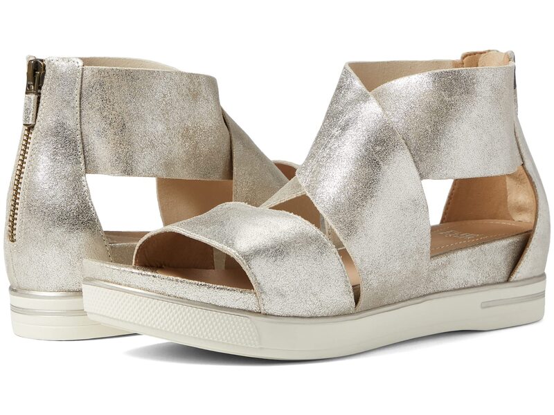 エイリーンフィッシャー レディース シューズ スニーカー Eileen Fisher Sport Platinum Glitter Suede