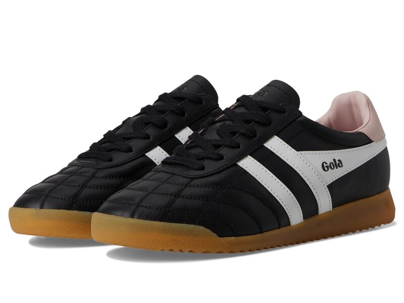 ゴラ レディース シューズ スニーカー Gola Stadium Black/White/Chalk Pink ホワイト