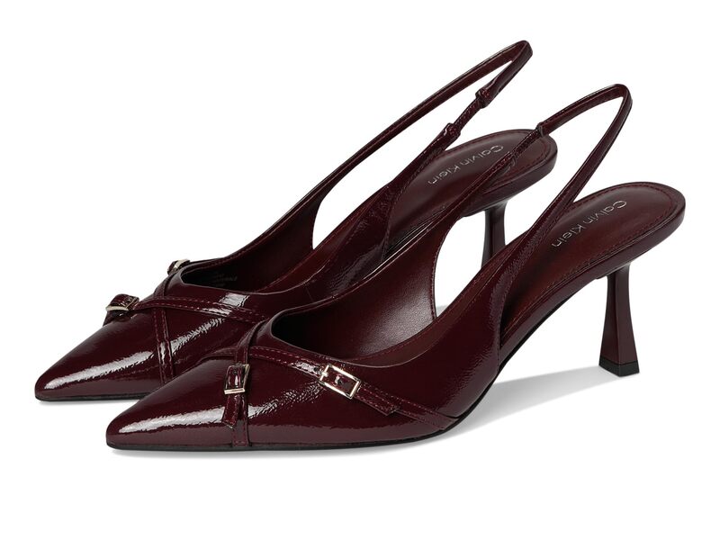 カルバンクライン レディース シューズ ヒール Calvin Klein Tulissa Dark Red レッド