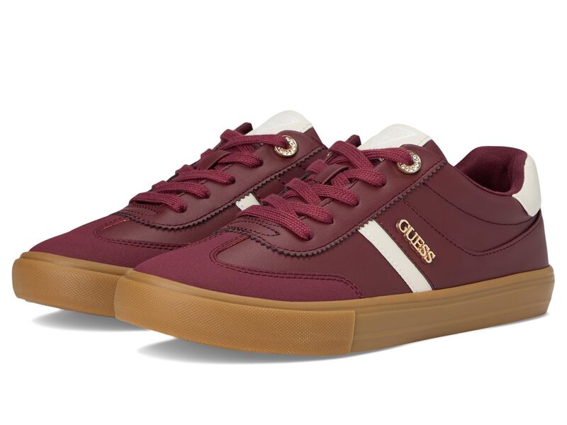 ゲス レディース シューズ スニーカー GUESS Loui Dark Red Synthetic レッド