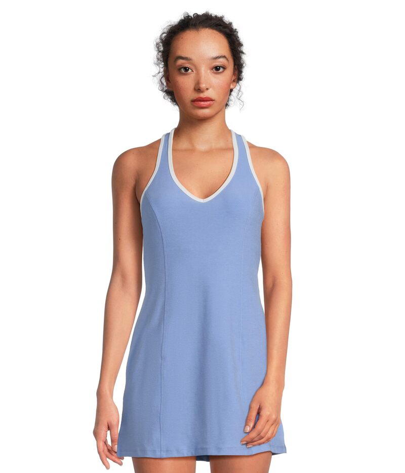 ビヨンドヨガ レディース トップス ワンピース Beyond Yoga Spacedye Starting Line Dress Flower Blue Heather ヘザー