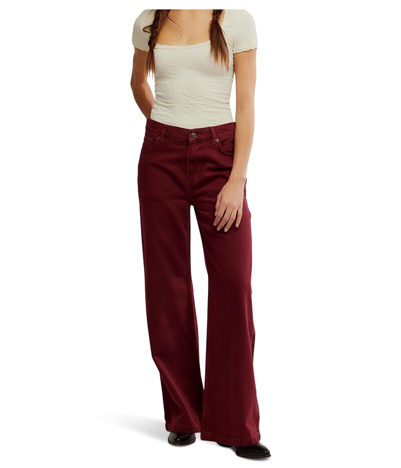フリーピープル レディース ボトムス カジュアルパンツ Free People Stride Jean Syrah の商品写真