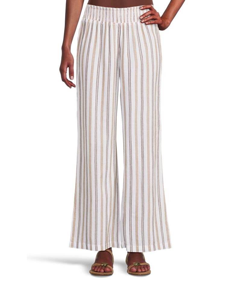 マイケルスターズ レディース ボトムス カジュアルパンツ ワイドレッグ Michael Stars Sita Wide Leg Pants White ホワイト