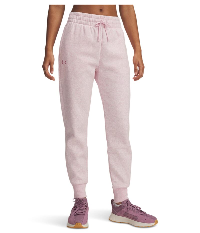 アンダーアーマー レディース ボトムス カジュアルパンツ ジョガーパンツ フリース Under Armour Rival Fleece Joggers Prime Pink Light Heather/Prime Pink ヘザー