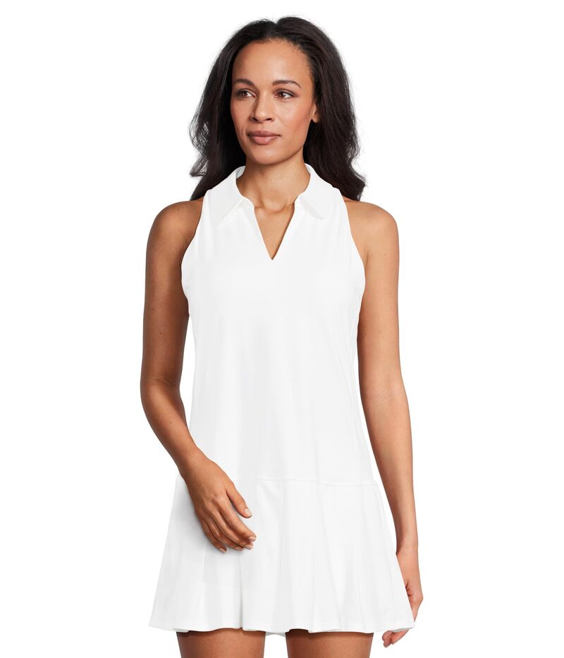 リリーピュリッツァー レディース トップス ワンピース プリーツ Lilly Pulitzer Dania Pleated Dress Upf 50 Resort White ホワイト｜ReVida 店