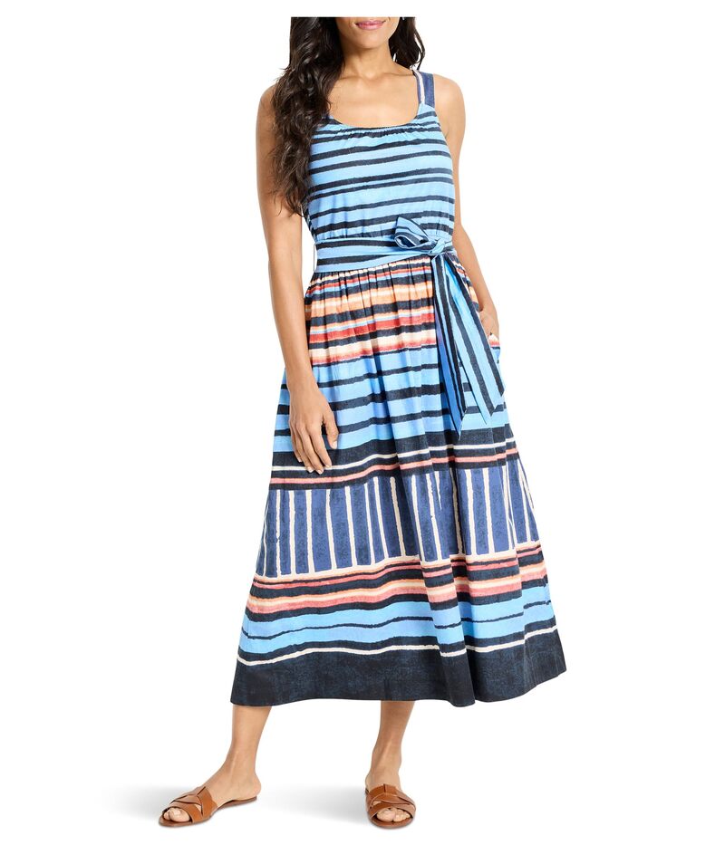 ニックプラスゾーイ レディース トップス ワンピース NIC+ZOE Painted Peninsula Sophie Dress Blue Multi ブルー