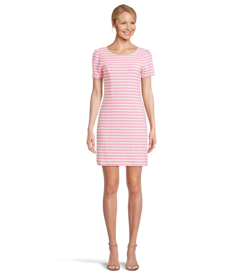 リリーピュリッツァー レディース トップス 衣装 Lilly Pulitzer Pemberly Dress Rousseau Pink Plume Bloom Stripe サクラ色