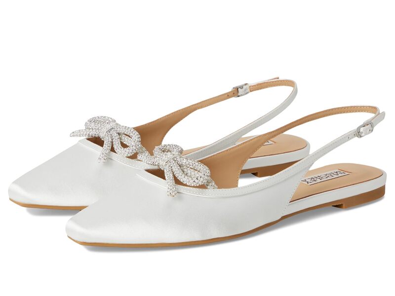 バッジェリーミシュカ レディース シューズ ヒール Badgley Mischka Genesis Soft White ホワイト|ReVida 店