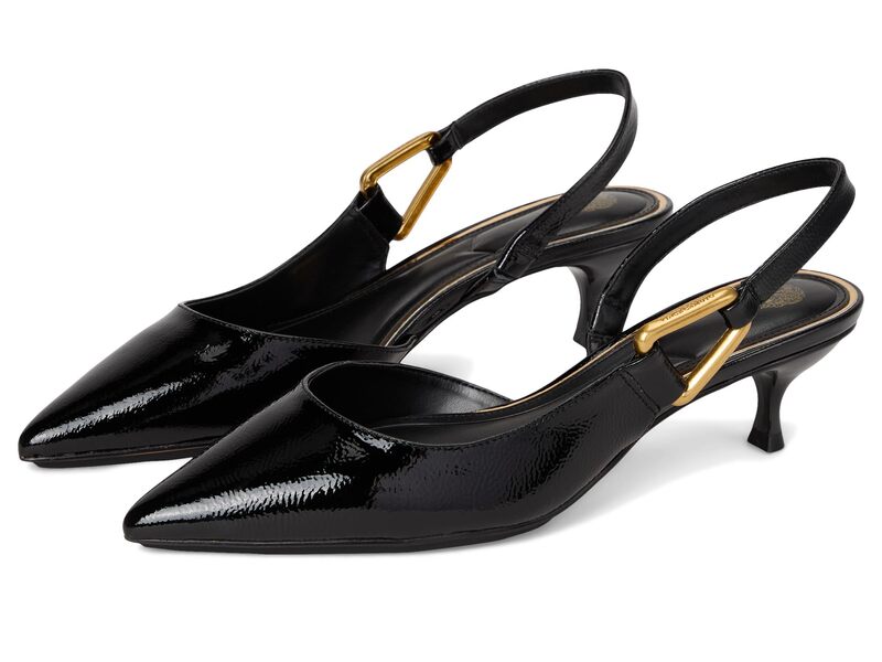 ヴィンスカムート レディース シューズ ヒール Vince Camuto Inari Lasso Buckle Slingback Pumps Black ブラック|ReVida 店