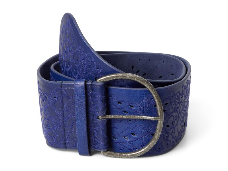 フリーピープル レディース アクセサリー ベルト Free People Laurel Hip Belt Navy Baby ネイビー