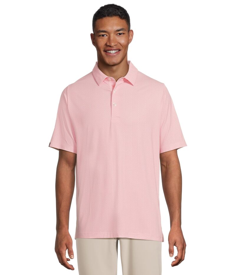 キャラ通い路 メンズ トップス プルオーバー スポーツシャツ 刷り上げる Callaway Chev Foulard Print Polo Strawberry Pink サクラ色