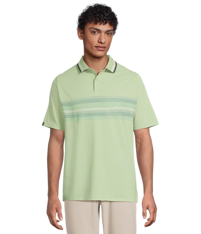 キャラ通い路 メンズ トップス プルオーバー スポーツシャツ Callaway Engineered Roadmap Chev Polo Foam Green 緑であること