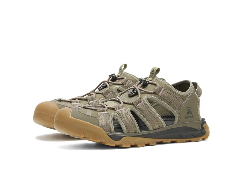カミック メンズ シューズ サンダル Kamik Syros Web Dark Olive オリーブ