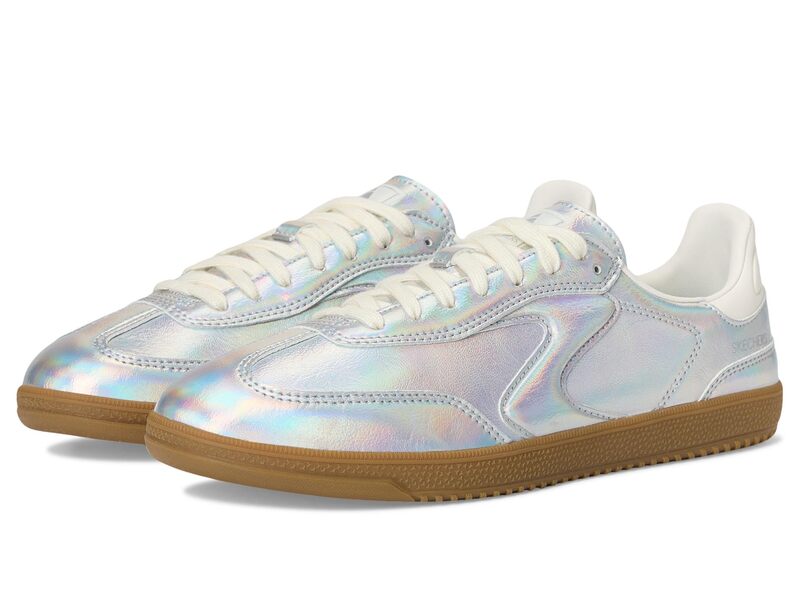 スケッチャーズ レディース シューズ スニーカー SKECHERS Hotshot - True Iridescence Silver しろがね色