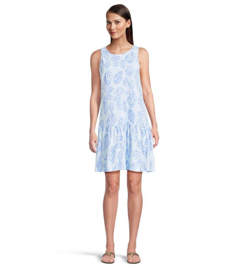 リリーピュリッツァー レディース トップス ワンピース Lilly Pulitzer Dixi Dress Fresh Water Blue Cool As Shell ブルー