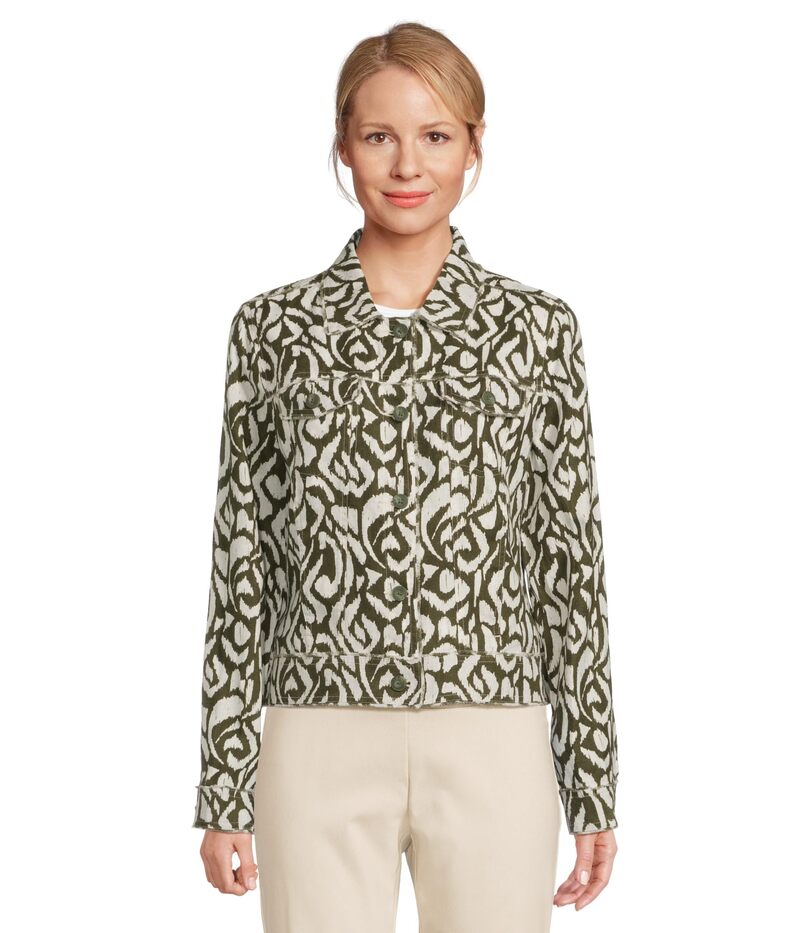 トッミーバハマ レディース アウター コート リネン ジャケット Tommy Bahama Inlet Ikat Linen Jacket Palm Verde