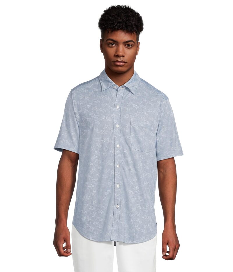 トッミーバハマ メンズ トップス シャツ Tommy Bahama San Lucio Lotus Shirt Short Sleeve Stellar Sapphire サファイア