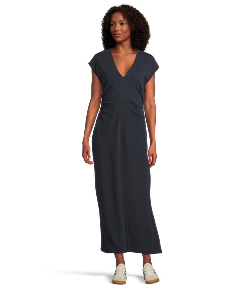 リラピー レディース トップス ワンピース マキシワンピース マキシ Lilla P Side Tuck Maxi Dress Navy ネイビー