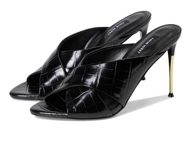 ナインウェスト レディース シューズ ヒール Nine West Sancie Black Croco ブラック
