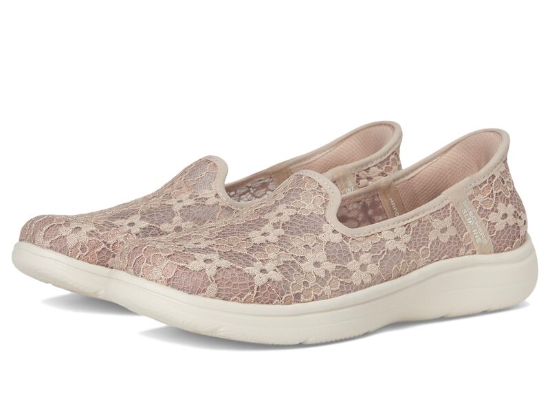 スケッチャーズ レディース シューズ サンダル SKECHERS On-the-go Flex Radiant Hands Free Slip-ins - Blossoms Taupe トープ