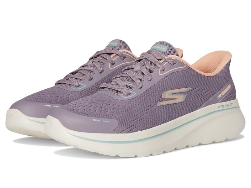 スケッチャーズ レディース シューズ スニーカー SKECHERS Performance Go Walk Arch Fit N-Joy Emory Hands Free Slip-Ins Mauve